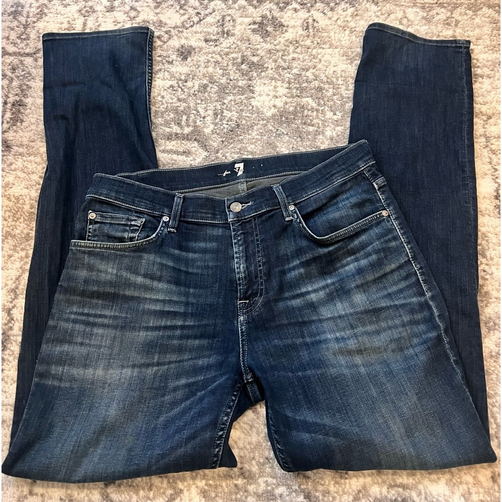 7 for All Man Kind Straight Jeans